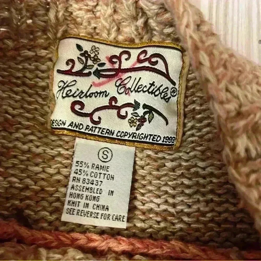 🍂Vintage Heirloom Collectables Fall Knitted Sweater🍂 - Picture 4 of 5